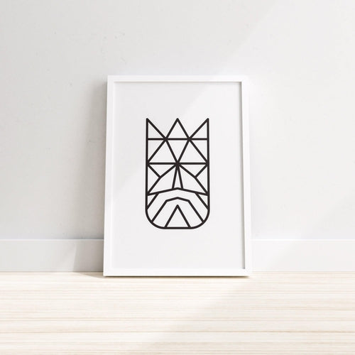 King - Livingroom Wall Decor, Bedroom Wall Art, Livingroom Print,