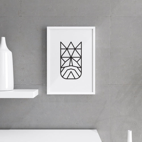 King - Livingroom Wall Decor, Bedroom Wall Art, Livingroom Print,