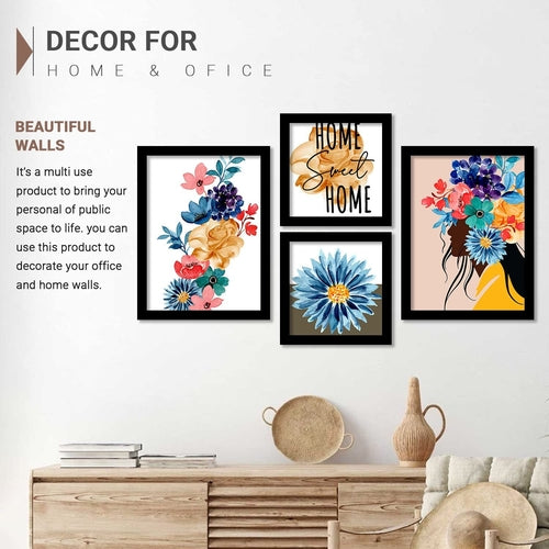 Modern Art Framed Wall Paintings/ Hangings for Living Room / Floral